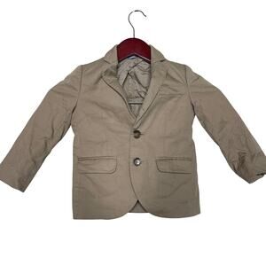 Crewcuts Ludlow Tan Beige Toddler blazer 3T